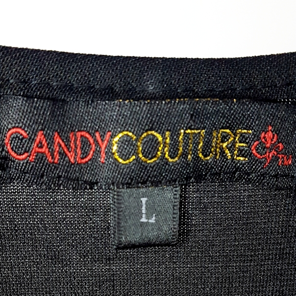 NEW Candy Couture🌺Slimfit Dress Leopard Blue Sequin Velvet - Picture 8 of 9